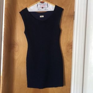 TOBI navy blue dress with cut off sleeves